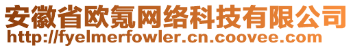 安徽省歐氪網(wǎng)絡(luò)科技有限公司