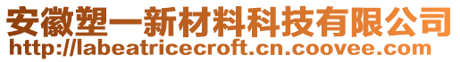 安徽塑一新材料科技有限公司