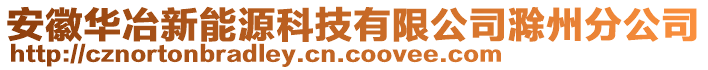 安徽華冶新能源科技有限公司滁州分公司