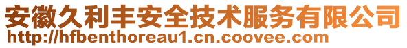 安徽久利豐安全技術(shù)服務(wù)有限公司