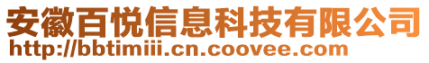 安徽百悅信息科技有限公司