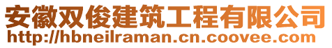 安徽雙俊建筑工程有限公司