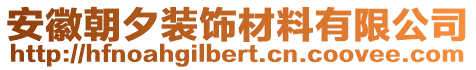 安徽朝夕裝飾材料有限公司