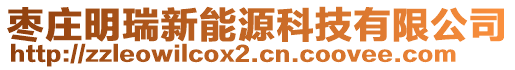 棗莊明瑞新能源科技有限公司