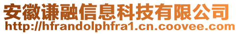 安徽谦融信息科技有限公司