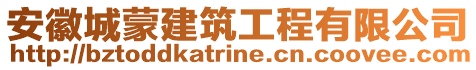 安徽城蒙建筑工程有限公司