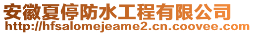 安徽夏停防水工程有限公司
