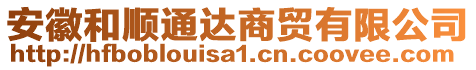 安徽和順通達商貿(mào)有限公司