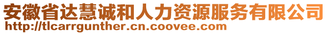 安徽省達(dá)慧誠(chéng)和人力資源服務(wù)有限公司