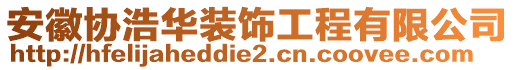 安徽協(xié)浩華裝飾工程有限公司