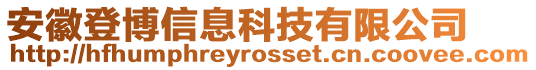 安徽登博信息科技有限公司