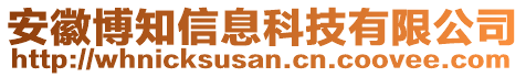 安徽博知信息科技有限公司