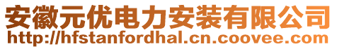 安徽元優(yōu)電力安裝有限公司