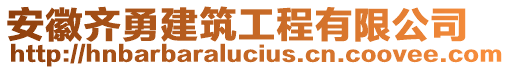 安徽齊勇建筑工程有限公司