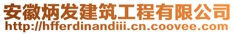 安徽炳發(fā)建筑工程有限公司