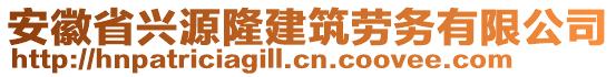 安徽省興源隆建筑勞務(wù)有限公司