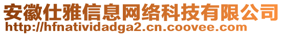 安徽仕雅信息網(wǎng)絡(luò)科技有限公司