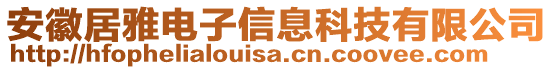 安徽居雅電子信息科技有限公司