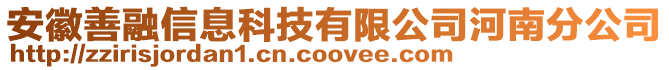 安徽善融信息科技有限公司河南分公司