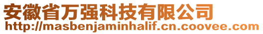 安徽省萬強(qiáng)科技有限公司