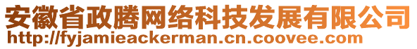 安徽省政騰網(wǎng)絡(luò)科技發(fā)展有限公司