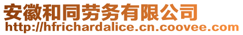 安徽和同勞務有限公司