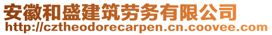 安徽和盛建筑勞務有限公司