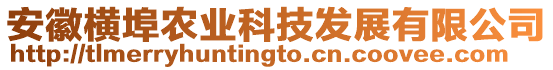 安徽橫埠農(nóng)業(yè)科技發(fā)展有限公司