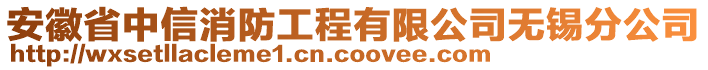 安徽省中信消防工程有限公司無(wú)錫分公司