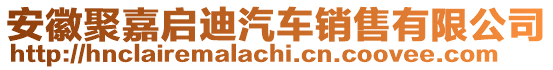 安徽聚嘉啟迪汽車銷售有限公司