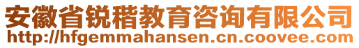 安徽省銳稭教育咨詢有限公司