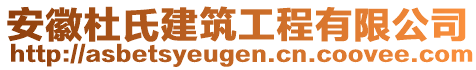 安徽杜氏建筑工程有限公司