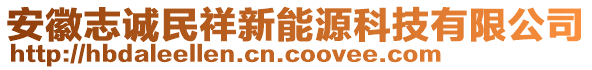 安徽志誠(chéng)民祥新能源科技有限公司