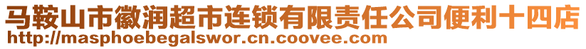 马鞍山市徽润超市连锁有限责任公司便利十四店