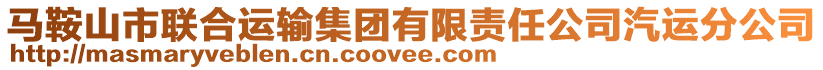 馬鞍山市聯(lián)合運(yùn)輸集團(tuán)有限責(zé)任公司汽運(yùn)分公司