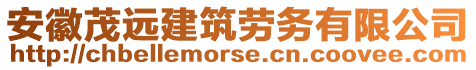 安徽茂遠(yuǎn)建筑勞務(wù)有限公司