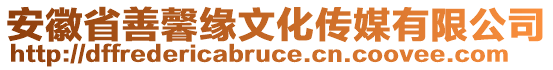 安徽省善馨緣文化傳媒有限公司