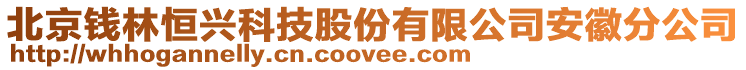 北京錢林恒興科技股份有限公司安徽分公司