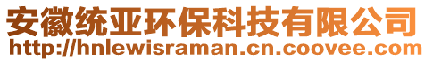 安徽統(tǒng)亞環(huán)保科技有限公司