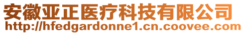 安徽亞正醫(yī)療科技有限公司