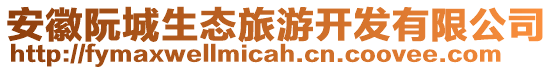 安徽阮城生態(tài)旅游開發(fā)有限公司