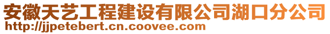 安徽天藝工程建設(shè)有限公司湖口分公司