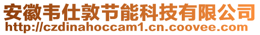安徽韋仕敦節能科技有限公司