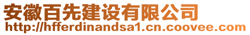 安徽百先建設(shè)有限公司