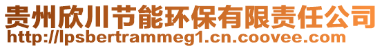 貴州欣川節(jié)能環(huán)保有限責(zé)任公司