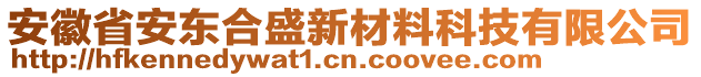 安徽省安東合盛新材料科技有限公司