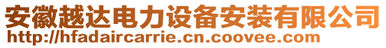 安徽越達(dá)電力設(shè)備安裝有限公司