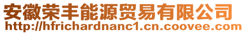 安徽榮豐能源貿(mào)易有限公司