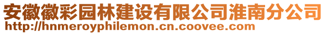 安徽徽彩園林建設(shè)有限公司淮南分公司