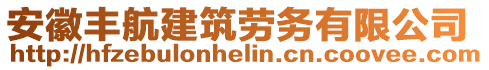 安徽豐航建筑勞務有限公司